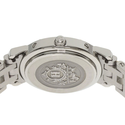 HERMES Clipper Nacre Watches CL4.221 Stainless Steel/SSxGP Ladies