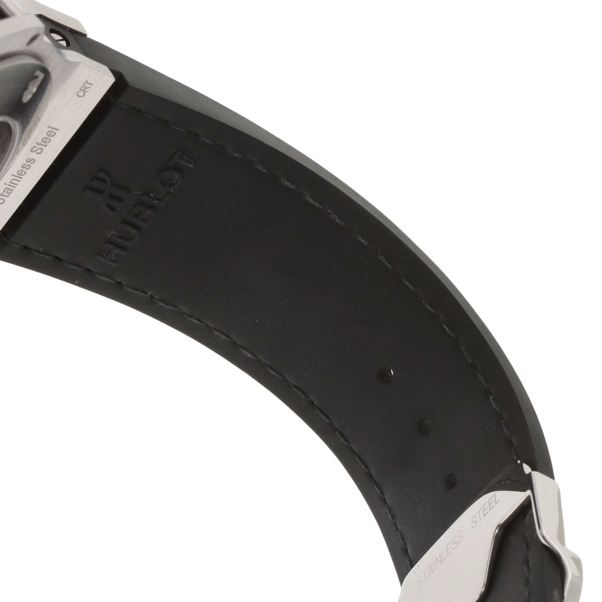 HUBLOT Big Bang Evolution Steel Ceramic Watches 301.SM.1770.RX Stainless Steel/Rubber x leather mens