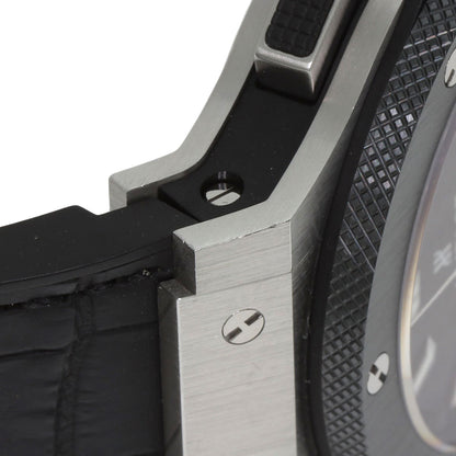 HUBLOT Big Bang Evolution Steel Ceramic Watches 301.SM.1770.RX Stainless Steel/Rubber x leather mens