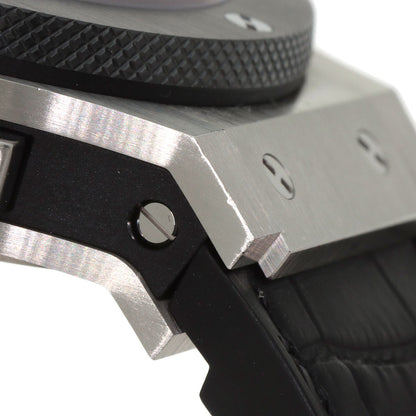 HUBLOT Big Bang Evolution Steel Ceramic Watches 301.SM.1770.RX Stainless Steel/Rubber x leather mens