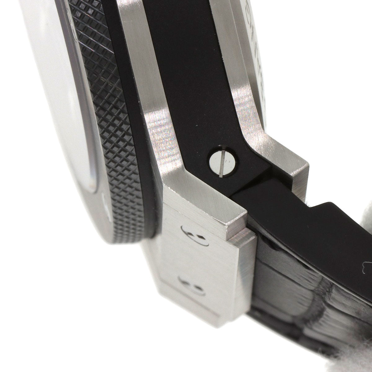 HUBLOT Big Bang Evolution Steel Ceramic Watches 301.SM.1770.RX Stainless Steel/Rubber x leather mens