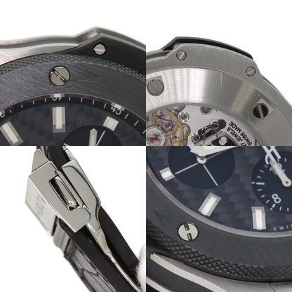 HUBLOT Big Bang Evolution Steel Ceramic Watches 301.SM.1770.RX Stainless Steel/Rubber x leather mens