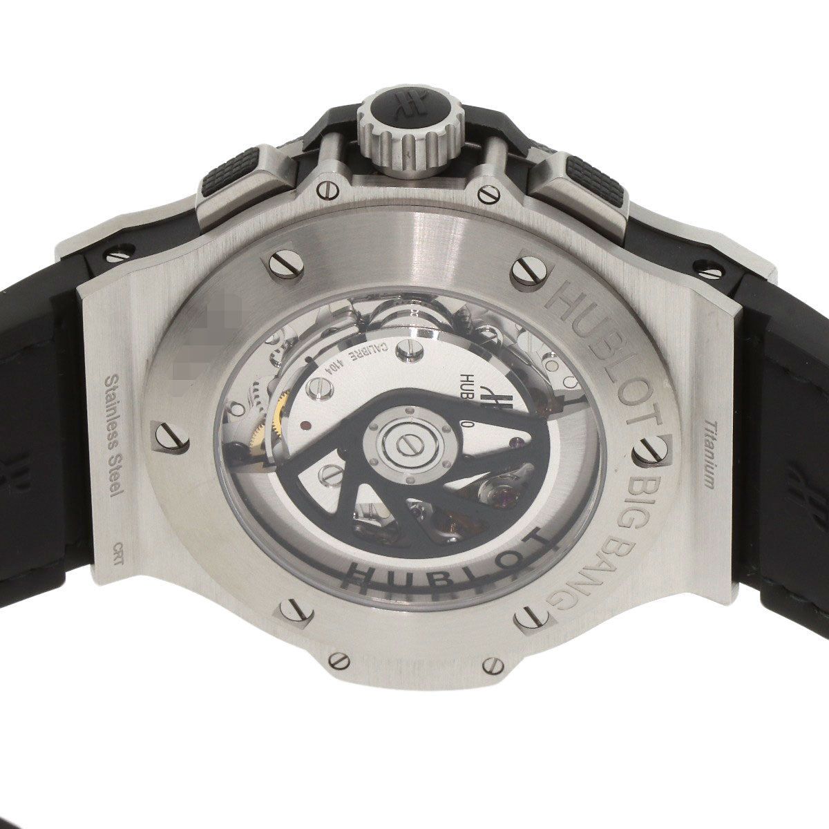 HUBLOT Big Bang Evolution Steel Ceramic Watches 301.SM.1770.RX Stainless Steel/Rubber x leather mens