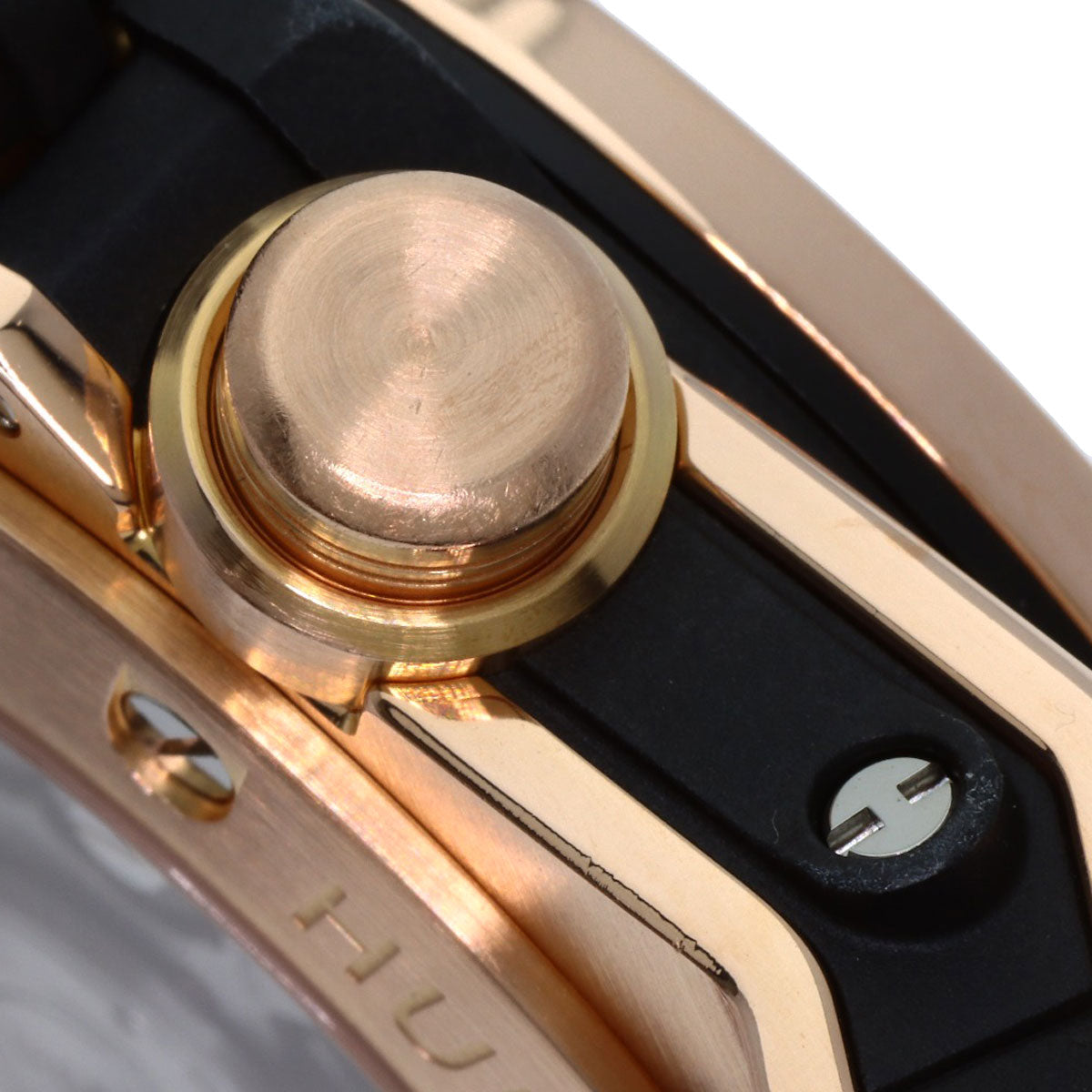 HUBLOT Big Bang Unico King Gold Diamond Watches 411.OX.1180.RX K18 Pink Gold/Rubber mens