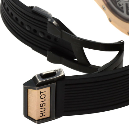 HUBLOT Big Bang Unico King Gold Diamond Watches 411.OX.1180.RX K18 Pink Gold/Rubber mens