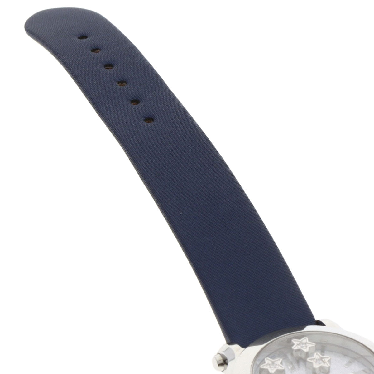 Chopard Happy Sports 3P Diamond Watches 27/8509 Stainless Steel/Satin x Leather Ladies