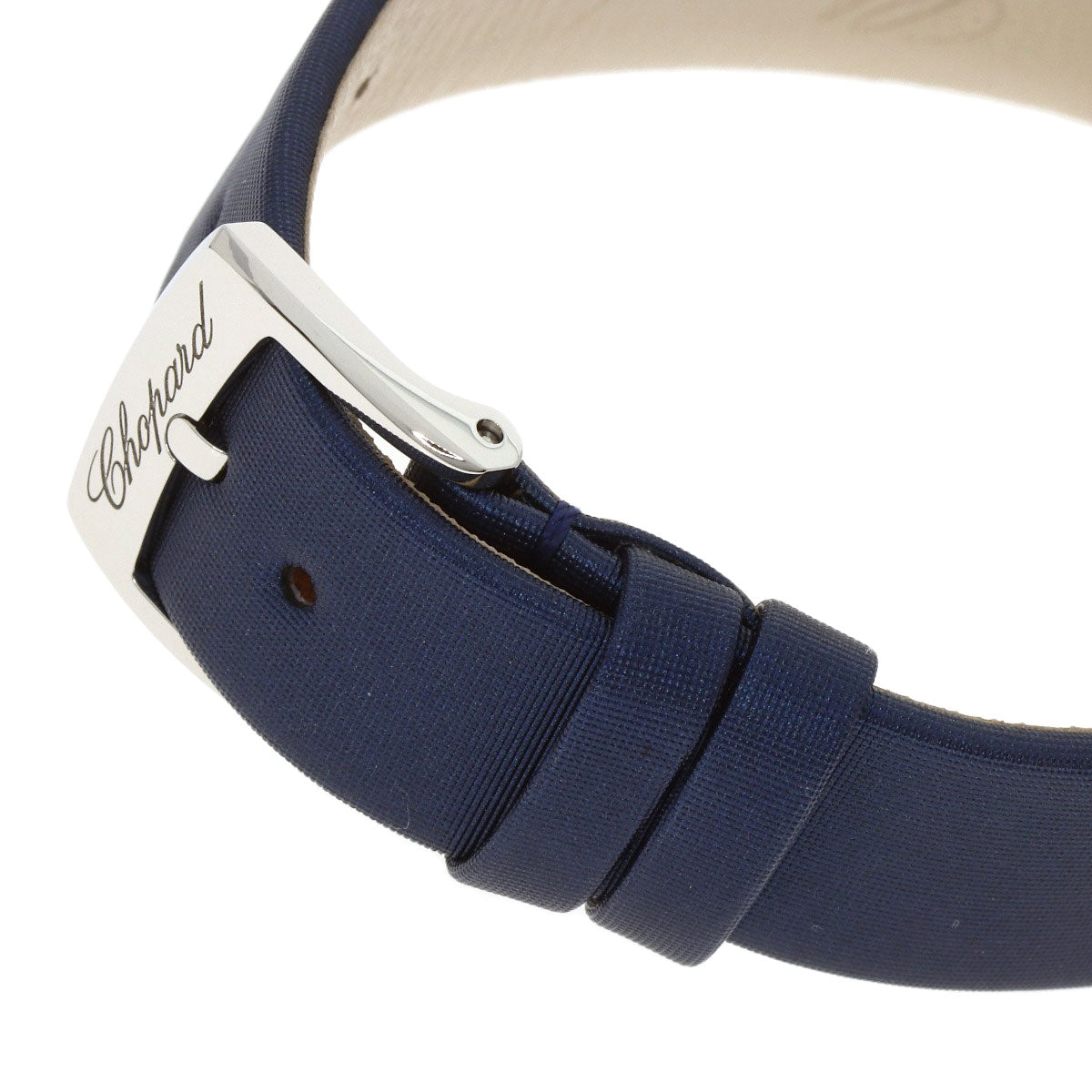 Chopard Happy Sports 3P Diamond Watches 27/8509 Stainless Steel/Satin x Leather Ladies