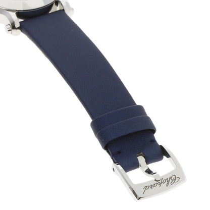 Chopard Happy Sports 3P Diamond Watches 27/8509 Stainless Steel/Satin x Leather Ladies