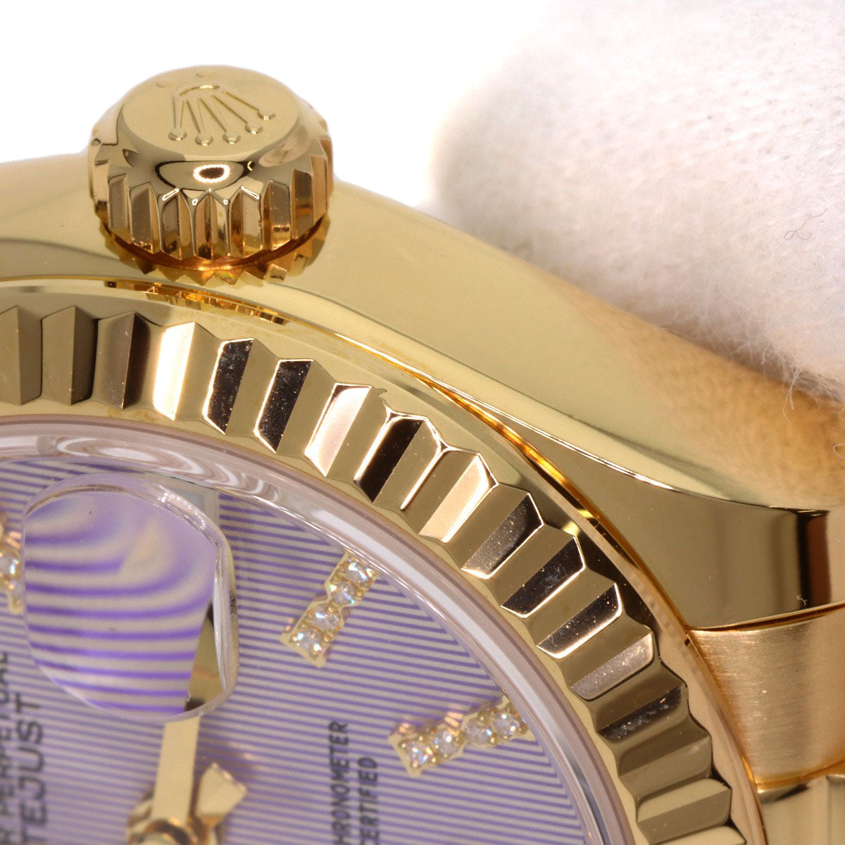ROLEX Datejust Lilac Tapestry Diamond Index Watches 279178G K18 Yellow Gold/18K Yellow Gold Ladies