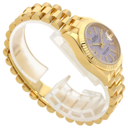 ROLEX Datejust Lilac Tapestry Diamond Index Watches 279178G K18 Yellow Gold/18K Yellow Gold Ladies
