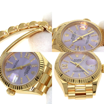 ROLEX Datejust Lilac Tapestry Diamond Index Watches 279178G K18 Yellow Gold/18K Yellow Gold Ladies