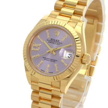 ROLEX Datejust Lilac Tapestry Diamond Index Watches 279178G K18 Yellow Gold/18K Yellow Gold Ladies