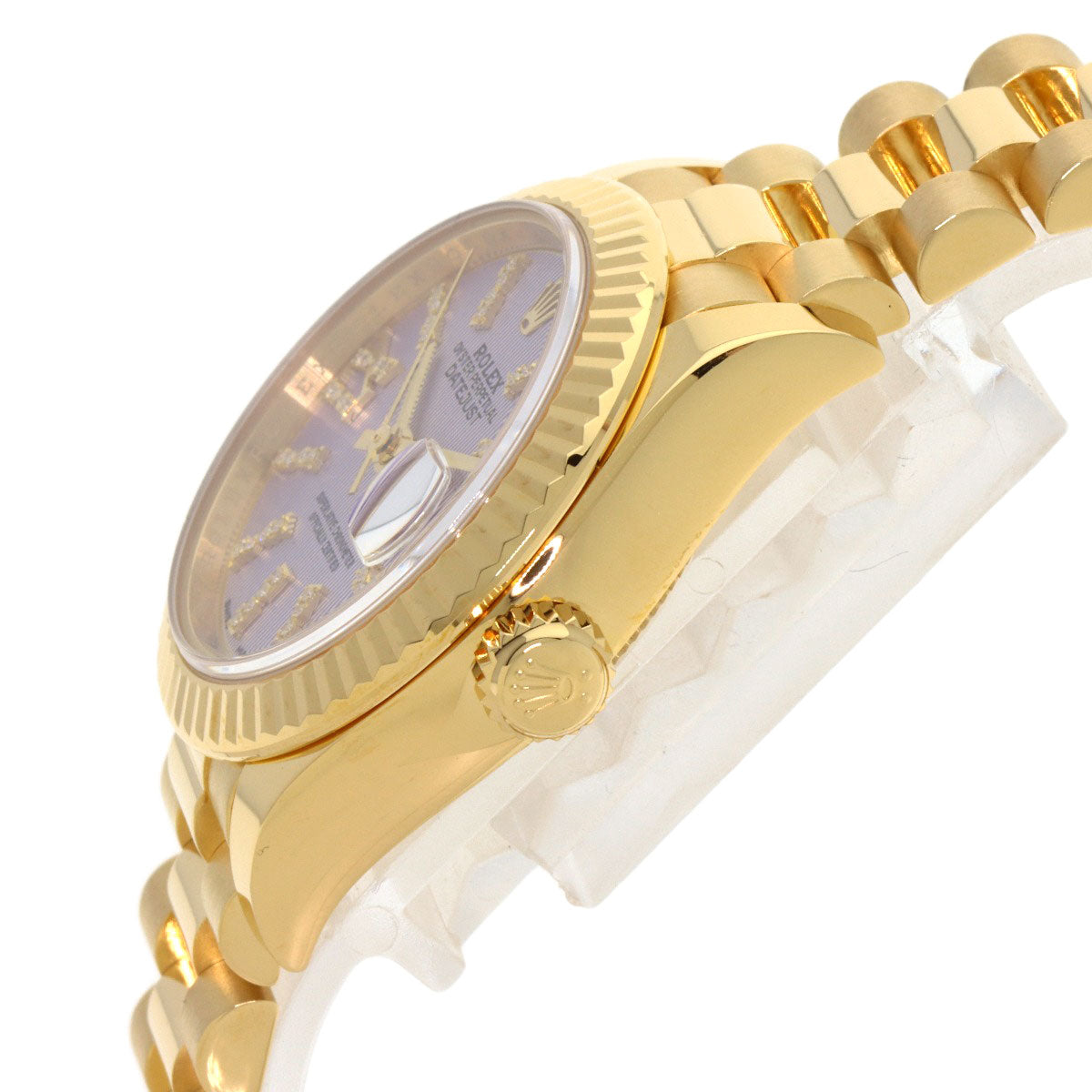 ROLEX Datejust Lilac Tapestry Diamond Index Watches 279178G K18 Yellow Gold/18K Yellow Gold Ladies
