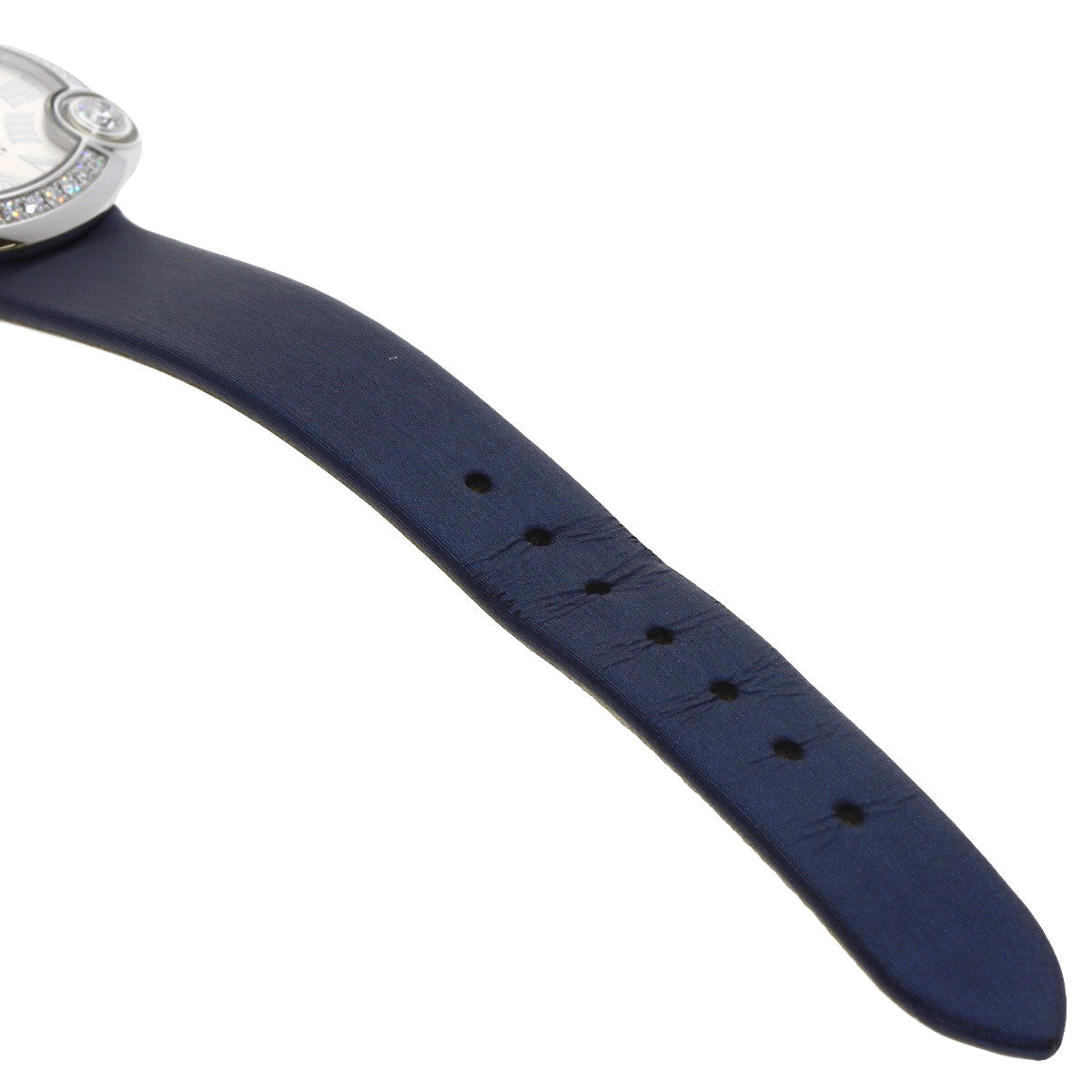 CARTIER Ballon Blanc 1" Watches W4BL0002 Stainless Steel/Leather Ladies