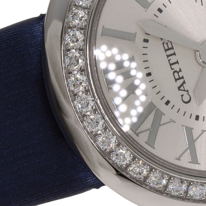 CARTIER Ballon Blanc 1" Watches W4BL0002 Stainless Steel/Leather Ladies