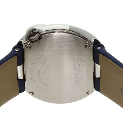 CARTIER Ballon Blanc 1" Watches W4BL0002 Stainless Steel/Leather Ladies