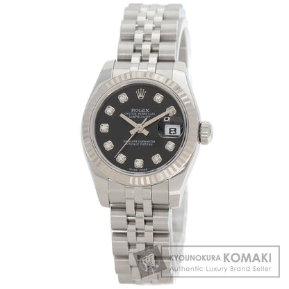 ROLEX DATEJUST 10P Diamond Watches 179174G Stainless Steel/Stainless Steel Ladies