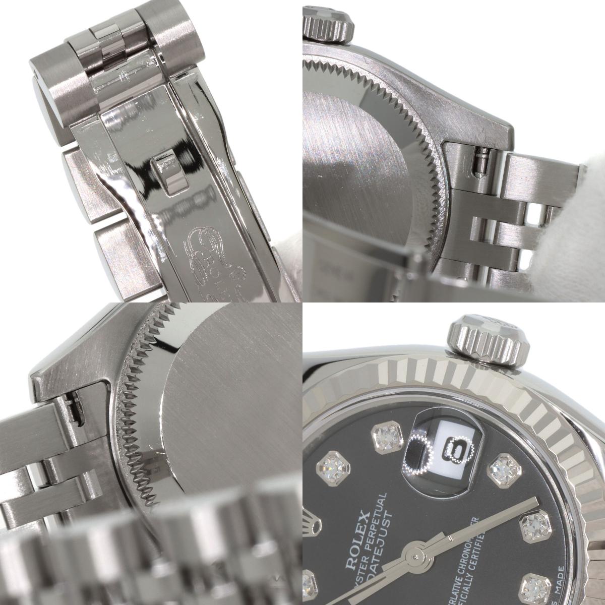 ROLEX DATEJUST 10P Diamond Watches 179174G Stainless Steel/Stainless Steel Ladies