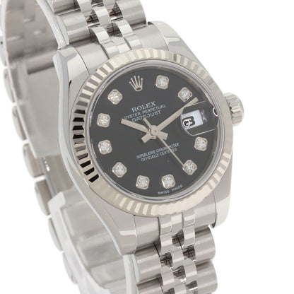 ROLEX DATEJUST 10P Diamond Watches 179174G Stainless Steel/Stainless Steel Ladies