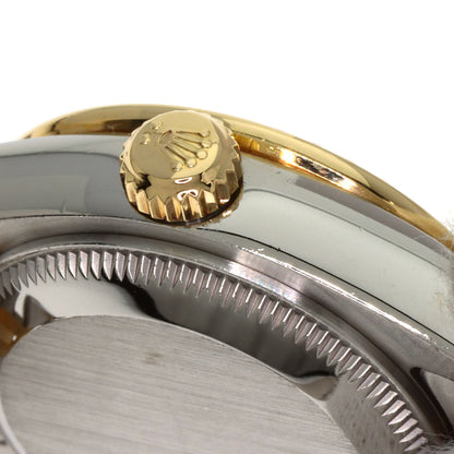 ROLEX Datejust 10P Bezel Diamond Gold Crystal Watches 179383G Stainless Steel/SSxK18YG Ladies