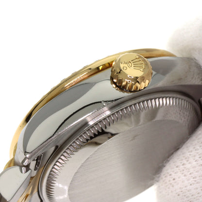 ROLEX Datejust 10P Bezel Diamond Gold Crystal Watches 179383G Stainless Steel/SSxK18YG Ladies