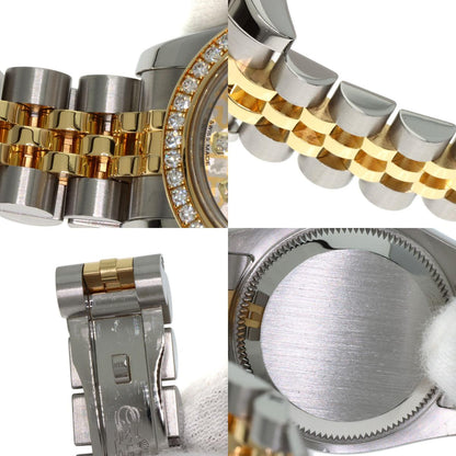 ROLEX Datejust 10P Bezel Diamond Gold Crystal Watches 179383G Stainless Steel/SSxK18YG Ladies