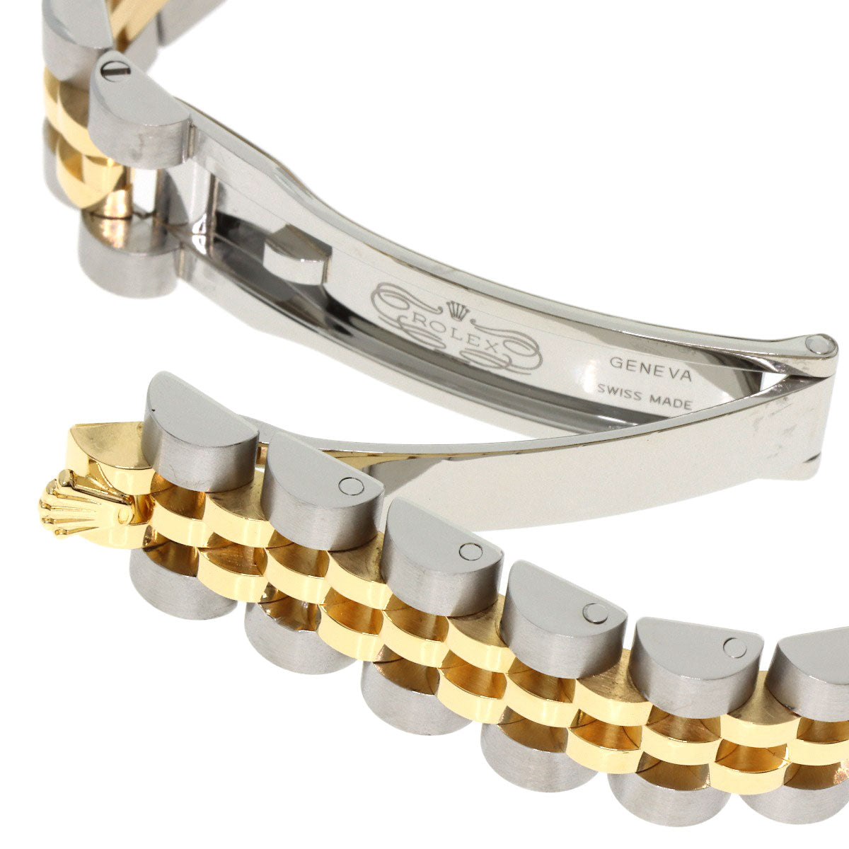 ROLEX Datejust 10P Bezel Diamond Gold Crystal Watches 179383G Stainless Steel/SSxK18YG Ladies