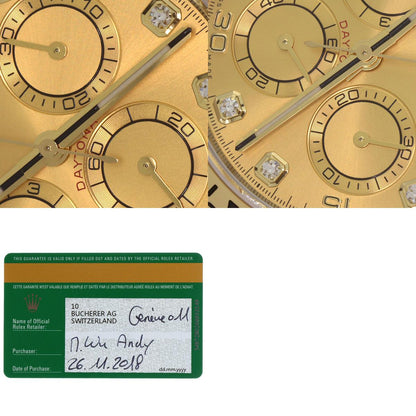 ROLEX Cosmograph Daytona Watches 116503G Stainless Steel/SSxK18YG mens