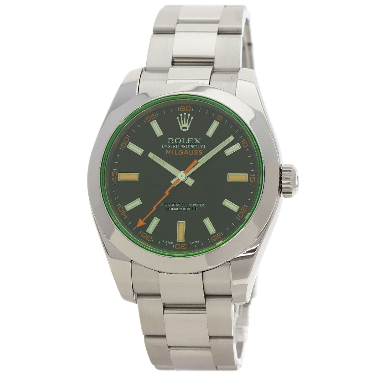 ROLEX Milgauss Watches 116400GV Stainless Steel/Stainless Steel mens
