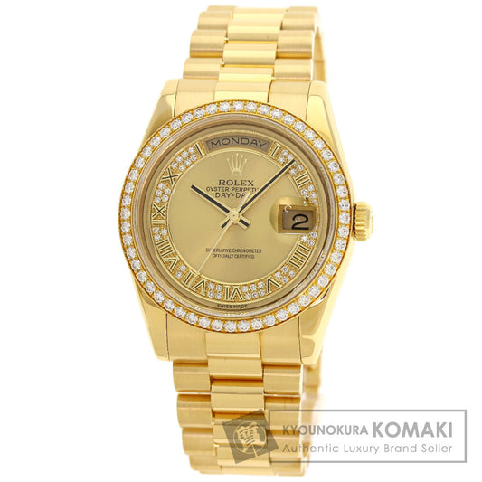 ROLEX Day date Watches 118348 K18 Yellow Gold/18K Yellow Gold mens