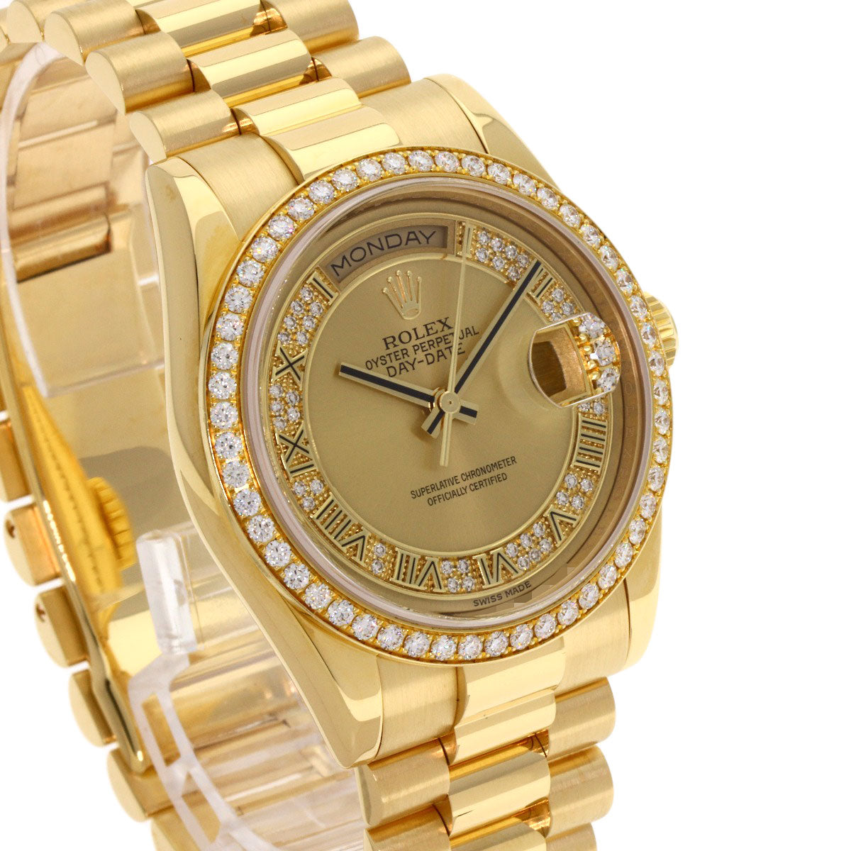 ROLEX Day date Watches 118348 K18 Yellow Gold/18K Yellow Gold mens