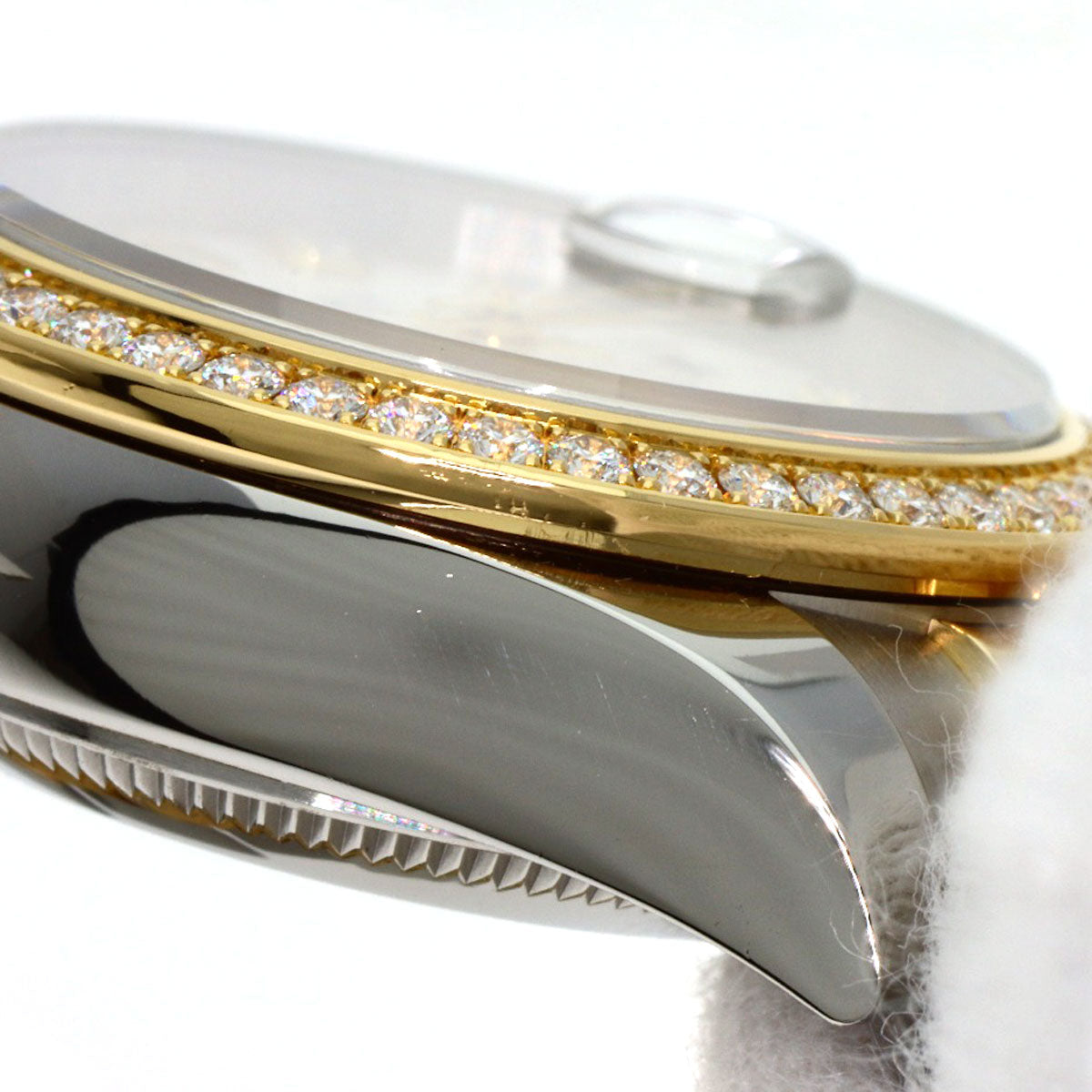 ROLEX Datejust Bezel 10P Diamond Watches 179383G Stainless Steel/SSxK18YG Ladies