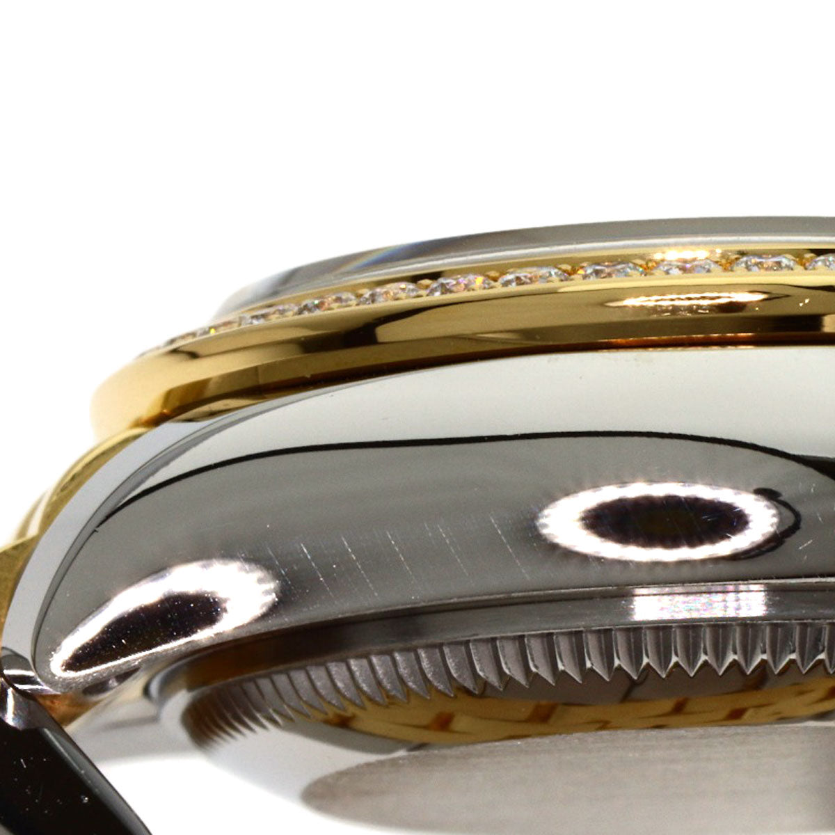 ROLEX Datejust Bezel 10P Diamond Watches 179383G Stainless Steel/SSxK18YG Ladies