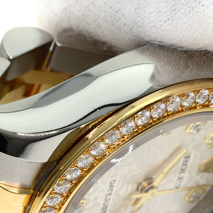 ROLEX Datejust Bezel 10P Diamond Watches 179383G Stainless Steel/SSxK18YG Ladies