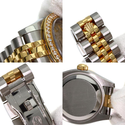 ROLEX Datejust Bezel 10P Diamond Watches 179383G Stainless Steel/SSxK18YG Ladies