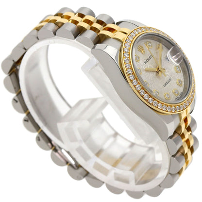 ROLEX Datejust Bezel 10P Diamond Watches 179383G Stainless Steel/SSxK18YG Ladies