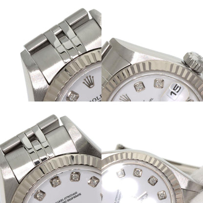 ROLEX DATEJUST 10P Diamond Watches 79174G Stainless Steel/Stainless Steel Ladies