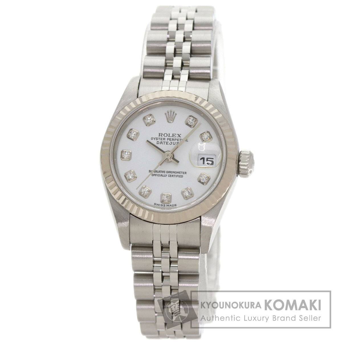 ROLEX DATEJUST 10P Diamond Watches 79174G Stainless Steel/Stainless Steel Ladies