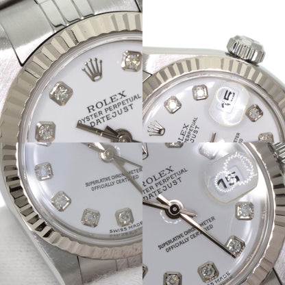 ROLEX DATEJUST 10P Diamond Watches 79174G Stainless Steel/Stainless Steel Ladies