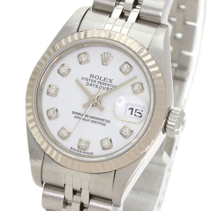 ROLEX DATEJUST 10P Diamond Watches 79174G Stainless Steel/Stainless Steel Ladies