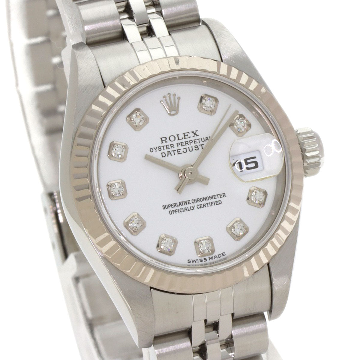 ROLEX DATEJUST 10P Diamond Watches 79174G Stainless Steel/Stainless Steel Ladies