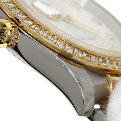 ROLEX Datejust 10P Bezel Diamond Watches 116243G Stainless Steel/SSxK18YG mens