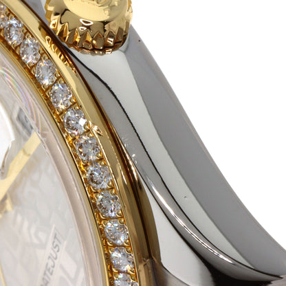 ROLEX Datejust 10P Bezel Diamond Watches 116243G Stainless Steel/SSxK18YG mens