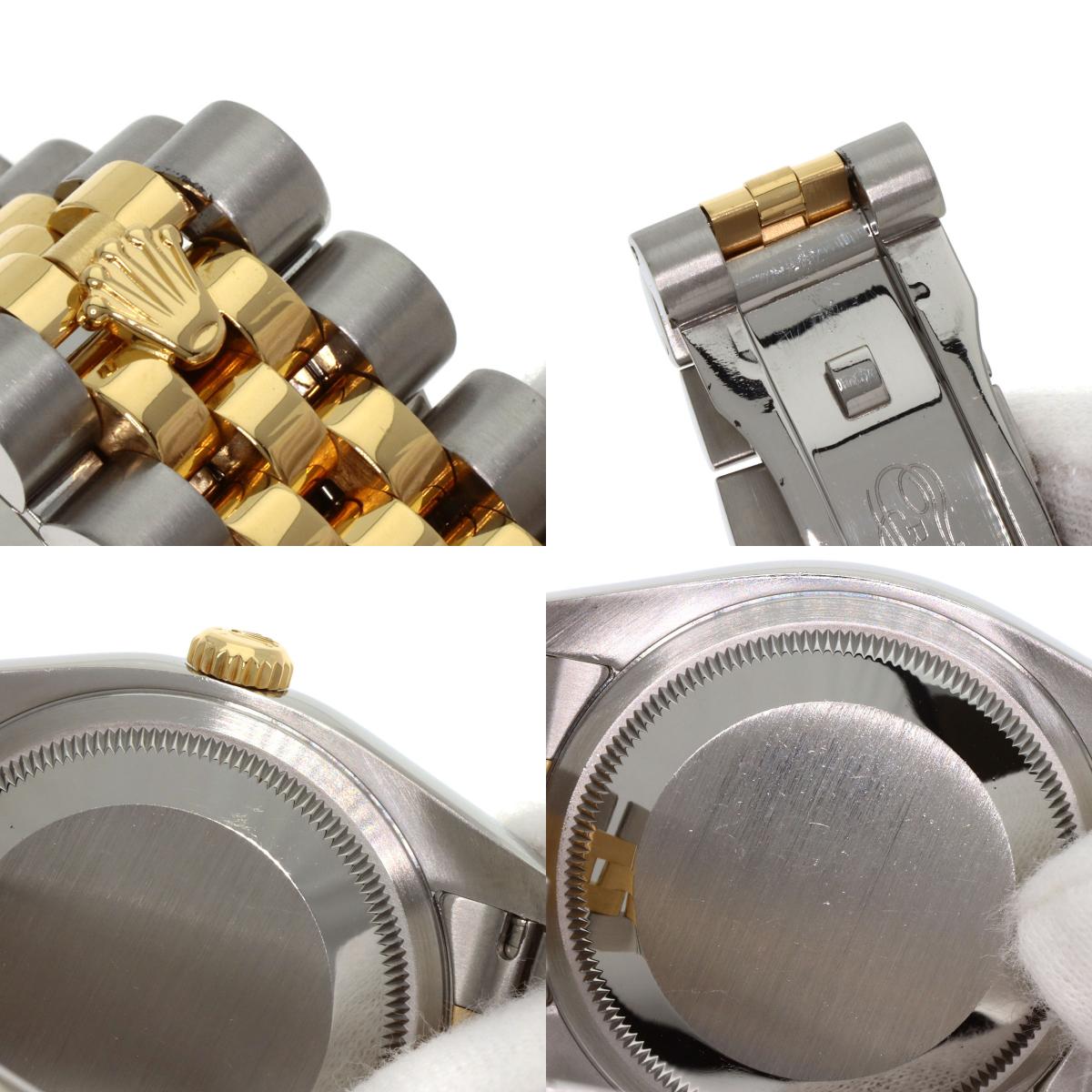 ROLEX Datejust 10P Bezel Diamond Watches 116243G Stainless Steel/SSxK18YG mens