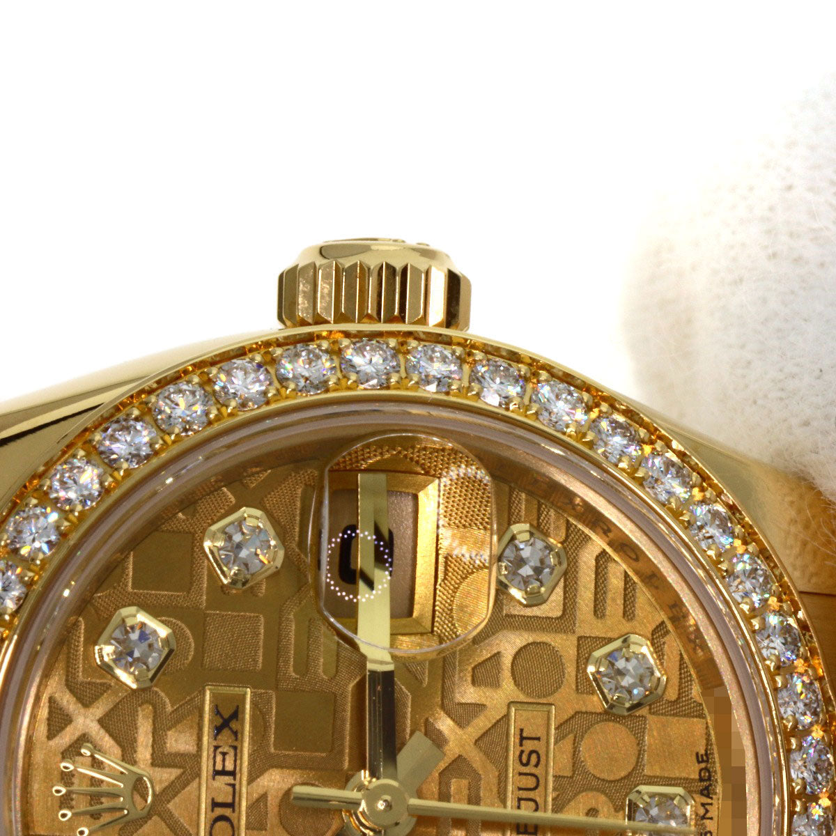 ROLEX DATEJUST 10P BezelDiamond Watches 179138G K18 Yellow Gold/18K Yellow Gold Ladies