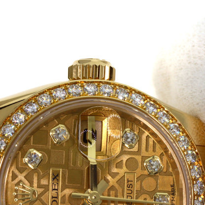 ROLEX DATEJUST 10P BezelDiamond Watches 179138G K18 Yellow Gold/18K Yellow Gold Ladies
