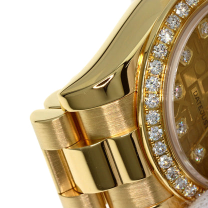 ROLEX DATEJUST 10P BezelDiamond Watches 179138G K18 Yellow Gold/18K Yellow Gold Ladies