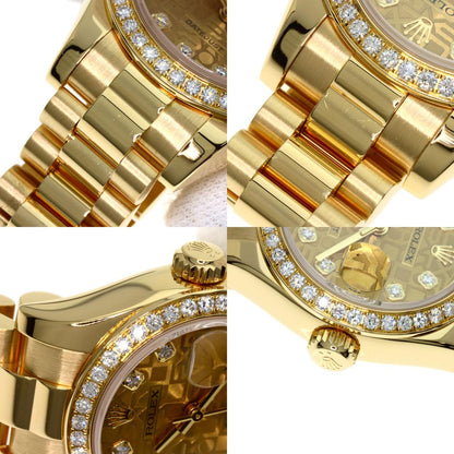 ROLEX DATEJUST 10P BezelDiamond Watches 179138G K18 Yellow Gold/18K Yellow Gold Ladies