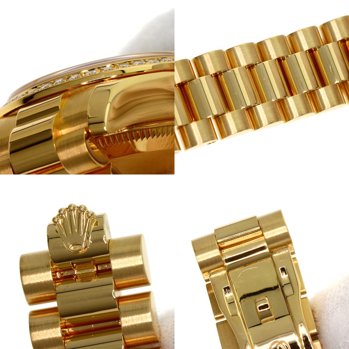 ROLEX DATEJUST 10P BezelDiamond Watches 179138G K18 Yellow Gold/18K Yellow Gold Ladies