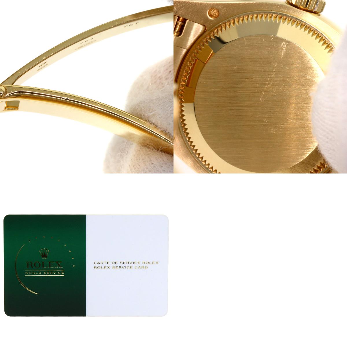 ROLEX DATEJUST 10P BezelDiamond Watches 179138G K18 Yellow Gold/18K Yellow Gold Ladies